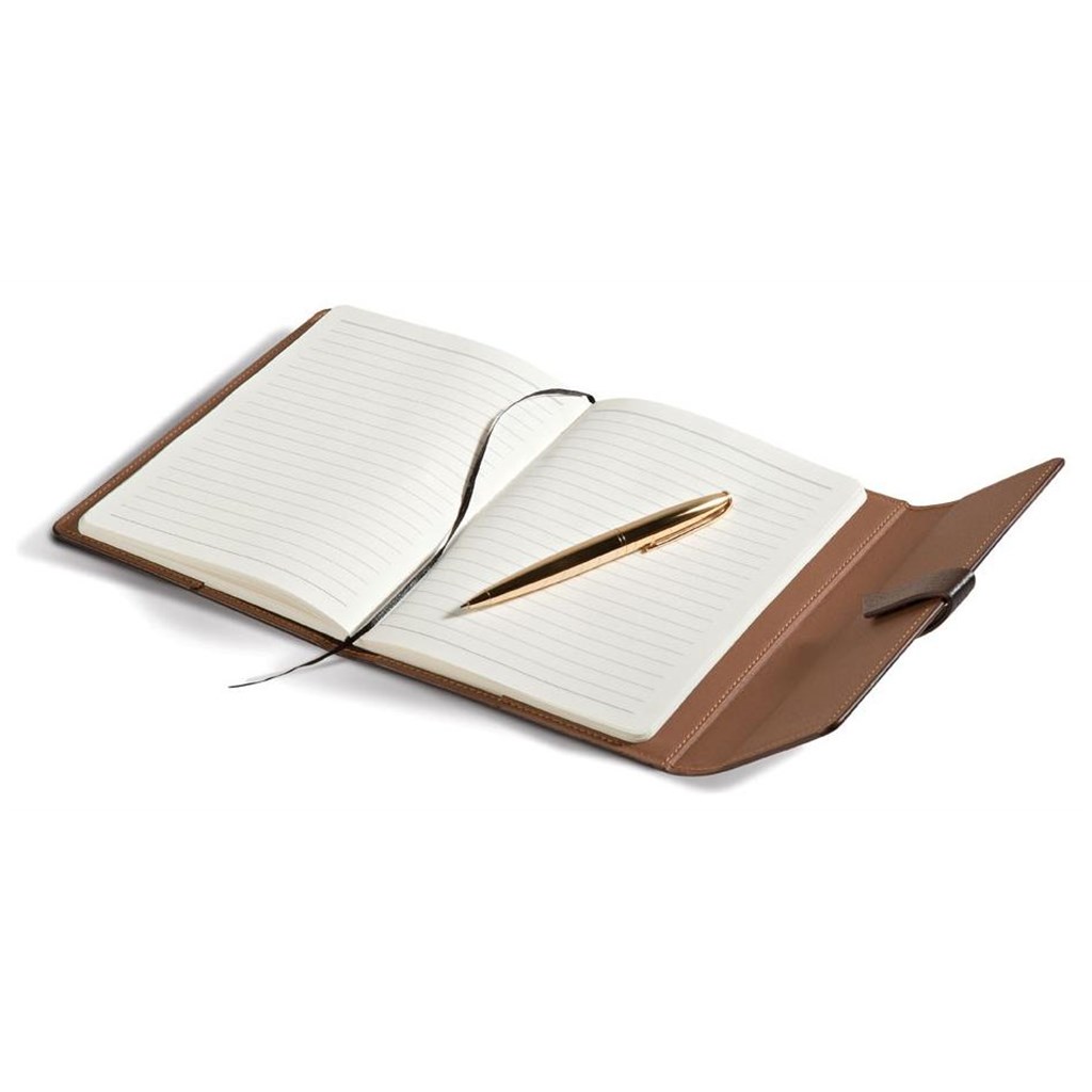 Tribeca Midi Hard Cover Notebook - Brown